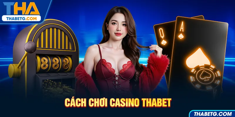 Hình ảnh cách chơi casino tại THABET với roulette và chip casino