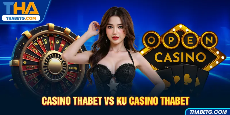 Hình ảnh so sánh casino THABET và Sodo Casino với roulette và chip casino