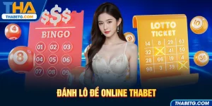 Hình ảnh đánh lô đề online tại THABET với bóng xổ số và bảng kết quả