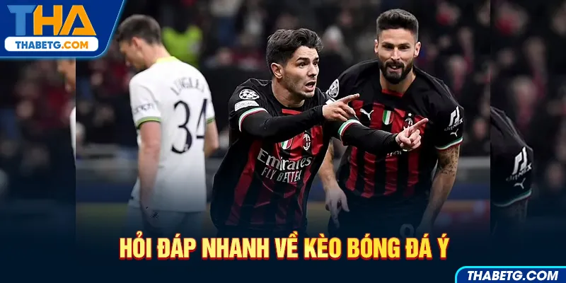 Hình ảnh hỏi đáp nhanh về kèo bóng đá Ý tại THABET với cầu thủ bóng đá trong áo AC Milan
