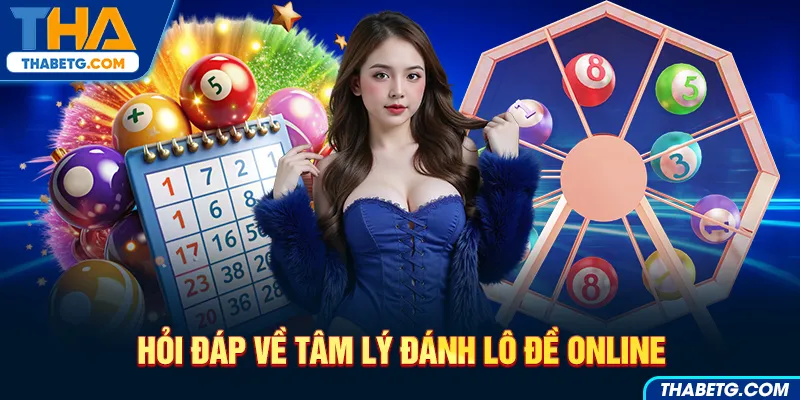 Hình ảnh hỏi đáp tâm lý đánh lô đề online tại THABET với bóng xổ số và biểu tượng ngôi sao