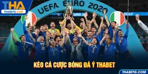 Hình ảnh kèo cá cược bóng đá Ý tại THABET với đội bóng ăn mừng và cúp vô địch