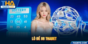 Hình ảnh lô đề 88 tại THABET với bóng xổ số và vé số