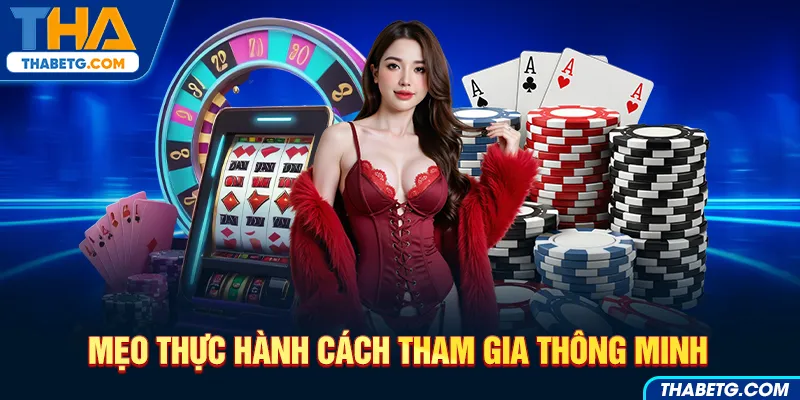 Hình ảnh mẹo thực hành tham gia thông minh tại THABET với roulette và các lá bài