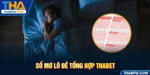 Hình ảnh số mơ lô đề tổng hợp tại THABET với người ngủ mơ và bóng xổ số