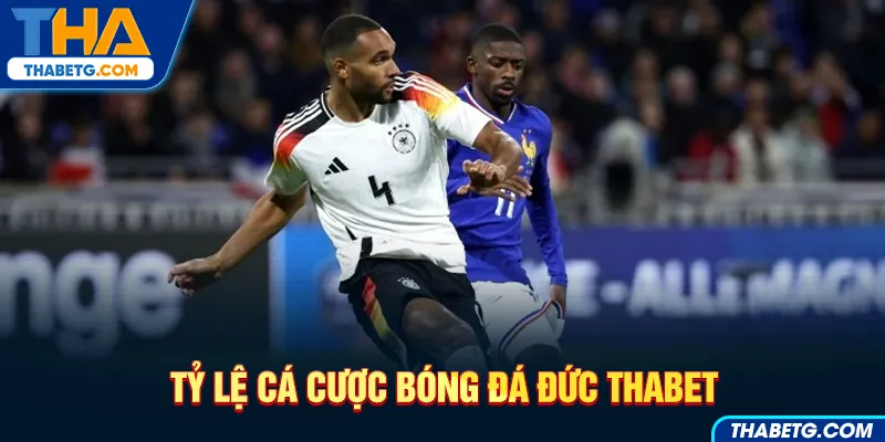 Hình ảnh tỷ lệ cá cược bóng đá Đức tại THABET với cầu thủ bóng đá trong trận đấu